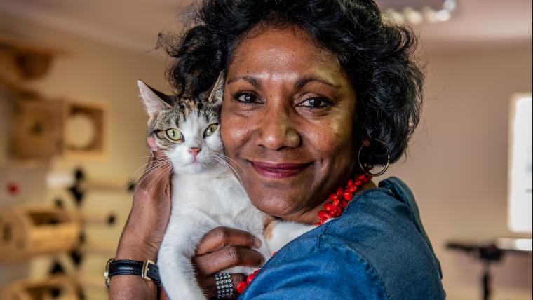 This woman opened South Africa’s first cat café to encourage animal adoption