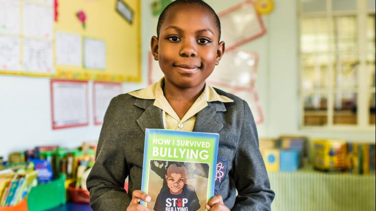Meet the nine-year-old author writing an end to bullying 