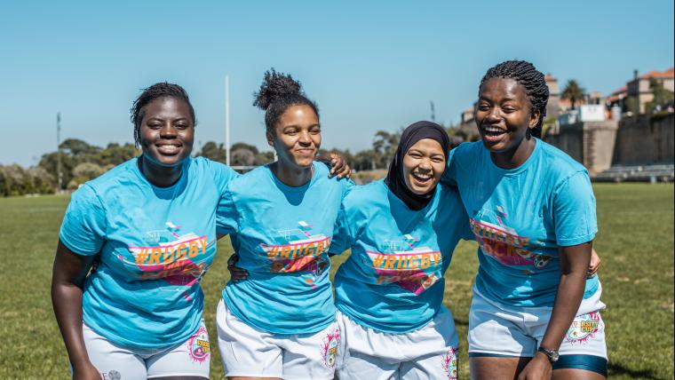 women rugby players, learning coding, and a salon to change lives.