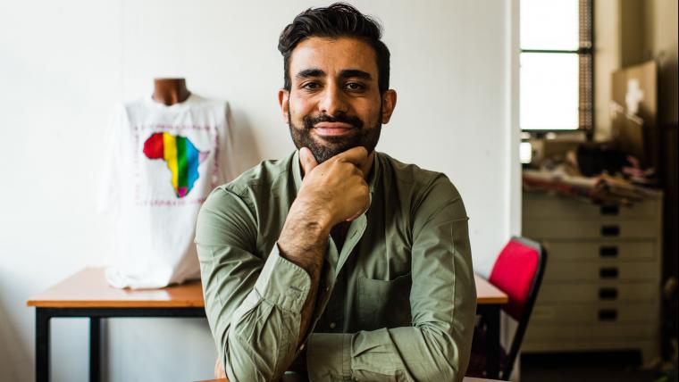 Man smiling at camera