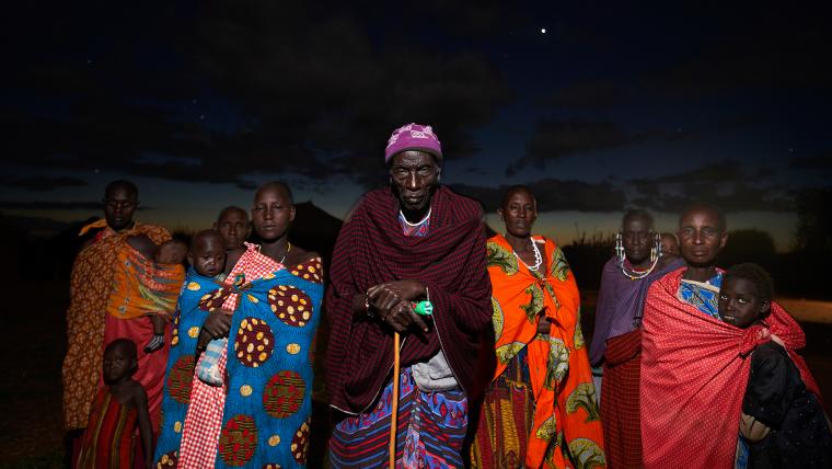 Beautiful News-Local community members dressed in colourful clothing