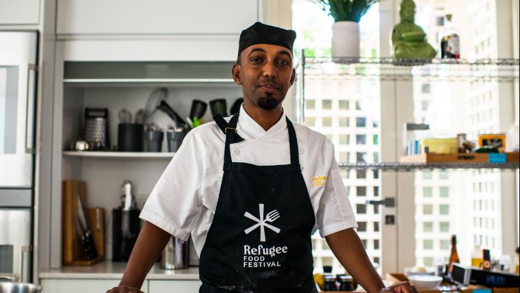 The chef who fled Somalia to express himself in the kitchen 