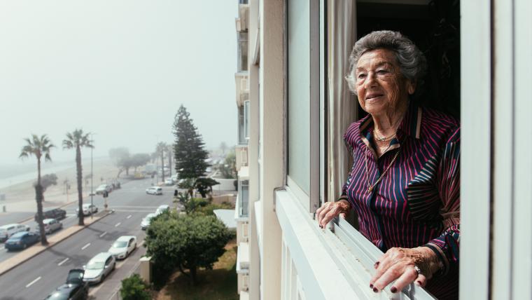 Beautiful News - Ella Blumenthal looks outside of her window at the street and beach in Cape Town
