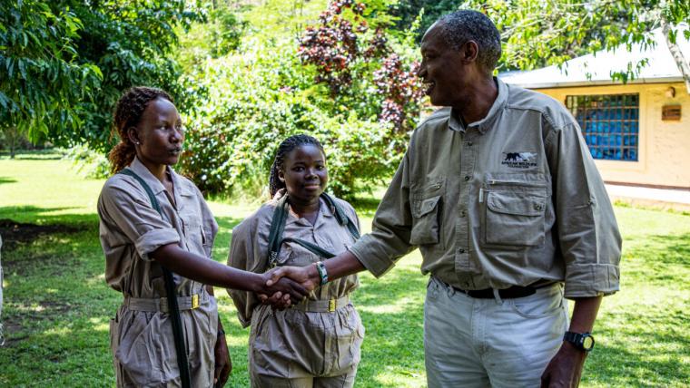 Beautiful News-Man and woman shaking hands