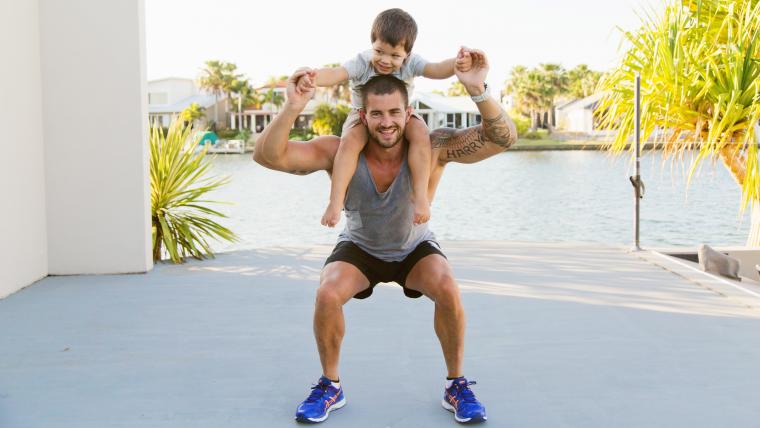 Beautiful News - Man with child on his shoulders