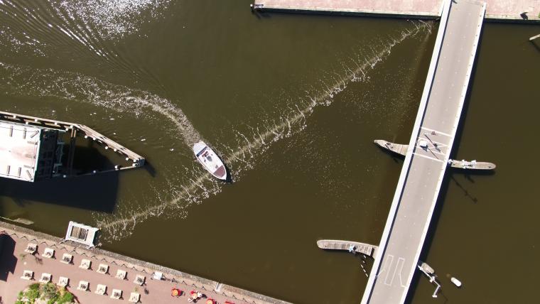 Beautiful News-aerial shot of boats