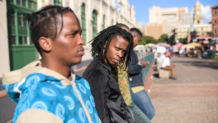 Group Of Young Men. Fashion.