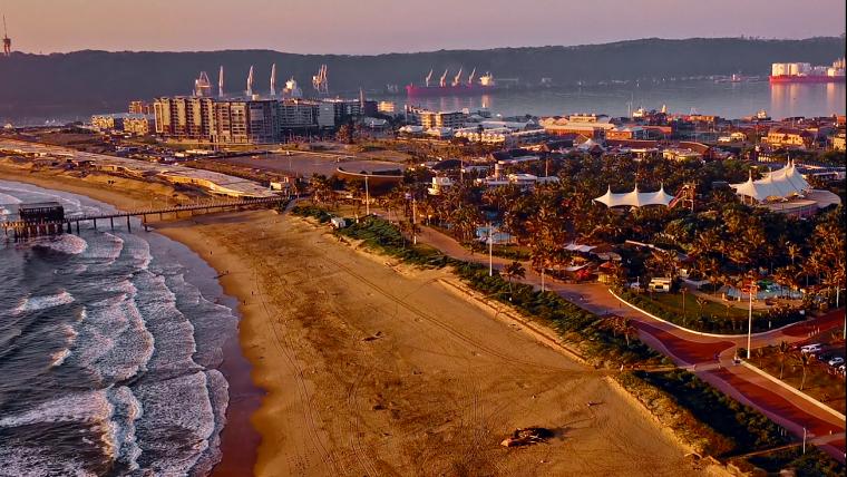 The lively, meandering Golden Mile is the essence of Durban itself