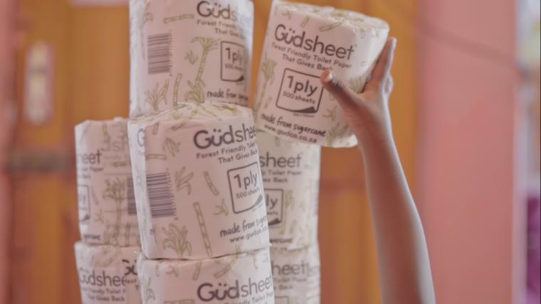 He created a healthy toilet paper.