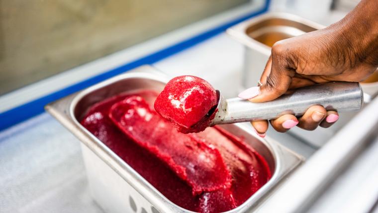 Ice cream soup.