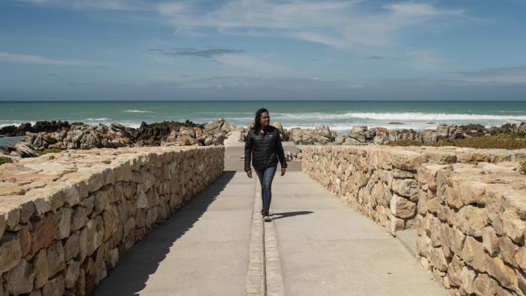 Woman at beach