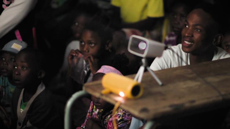 Black Kids Watching Cinema